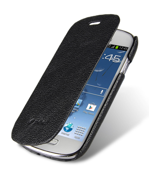 Кожаный чехол Melkco для Samsung Galaxy S3 Mini GT-I8190 - FC Type - черный
